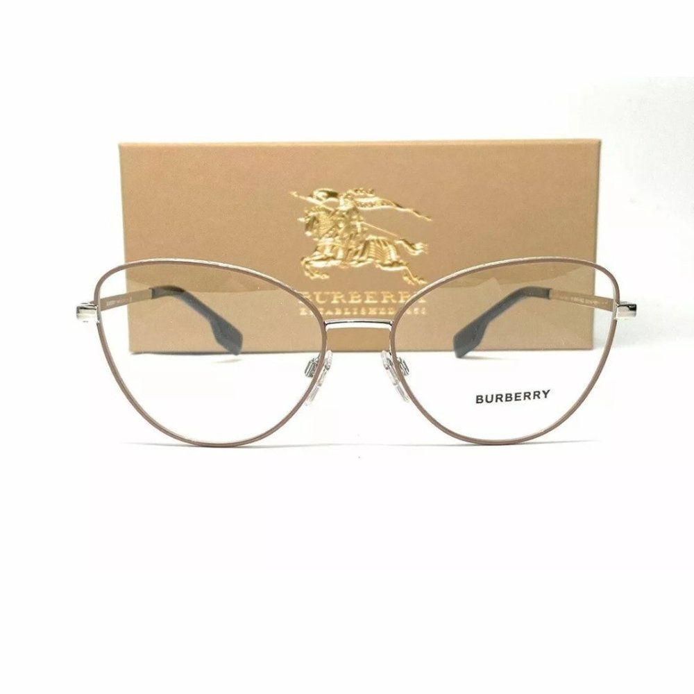 Burberry Women's Silver Cat Eye Eyeglasses! - Picture 2 of 3